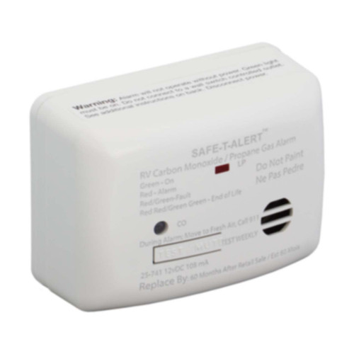 Safe-T-Alert 25-741-WT RV Mini Carbon Monoxide / Propane Leak