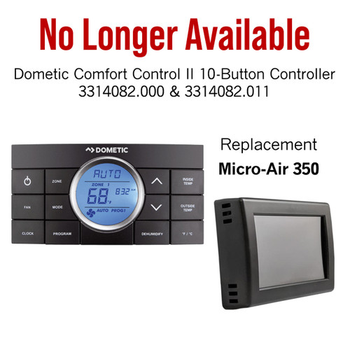 Dometic 9610005381 (3314082.000) T-Stat 10-button Comfort Control
