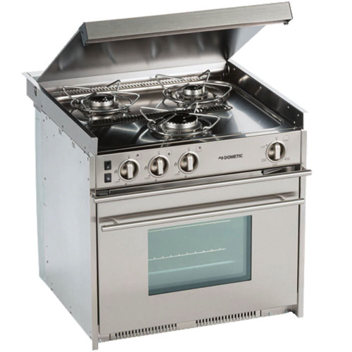 Dometic CU-434 Propane 3-Burner Stainless Steel Stove / Oven wiring a wall oven and cooktop 