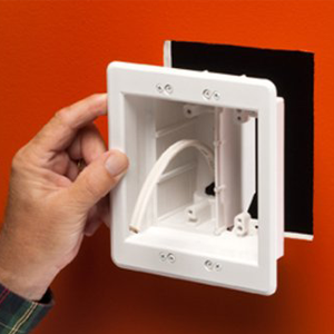 Arlington MultiGang Recessed TV Box