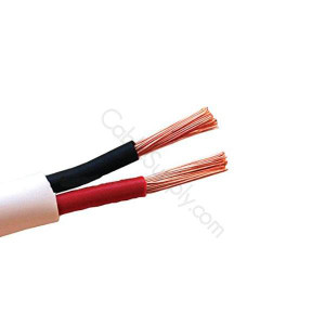 14 Gauge Speaker Cable White 500 ft