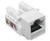 White Cat5e Keystone Jack