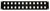 24-Port Blank Keystone 2U  Patch Panel,  2U 19” Metal Rackmount Housing,Keystone Network Patch Panel