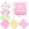 7 Pack Baby Burp Cloths, 6 Layer Cotton Gauze Washcloths