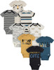 Baby-boys 8-pack Short Sleeve Mix & Match Bodysuits