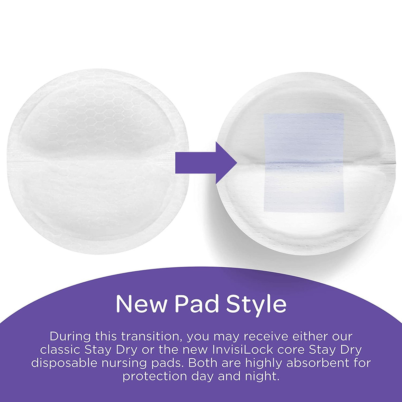 50 Count Disposable Nursing Pads, Safe, Dry, Breathable, Ultra Thin & Extra  Absorbent, Leakproof Breast Pads for Breastfeeding