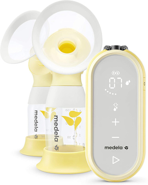 Electric Breast Pump, Portable & Rechargeable Double Silicone