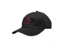 Miura Unstructured Hats Black/Pink