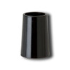 3/4" x .370" parallel tip Uncollared Ferrule - Black