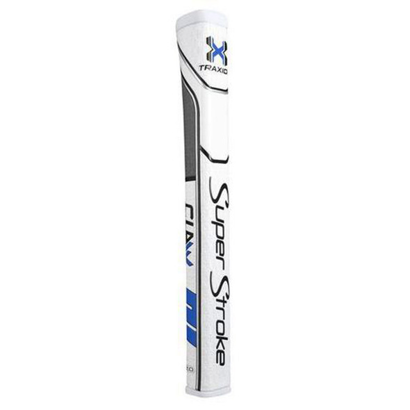 White / Blue / Grey Traxion CLAW 2.0 Putter Grip