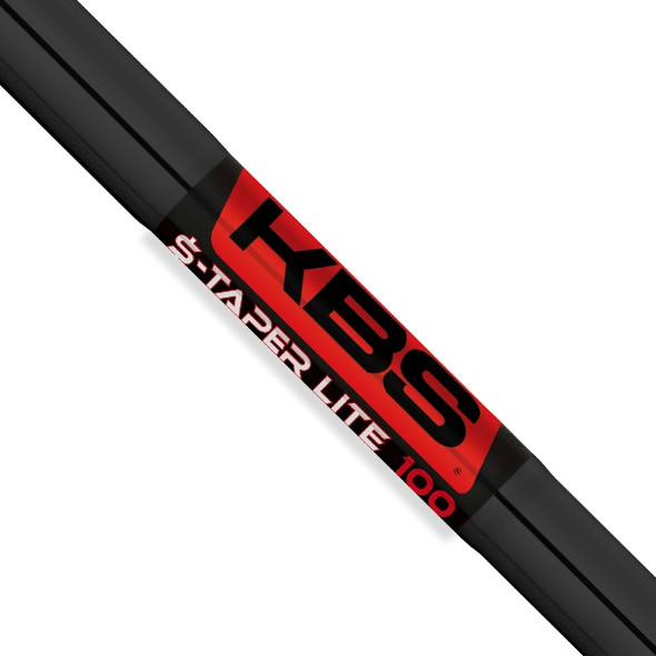 KBS $-TAPER LITE Black PVD 355 Tip Steel Iron Shafts