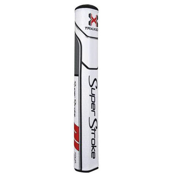 White / Red / Grey Traxion Tour 3.0 Putter Grip