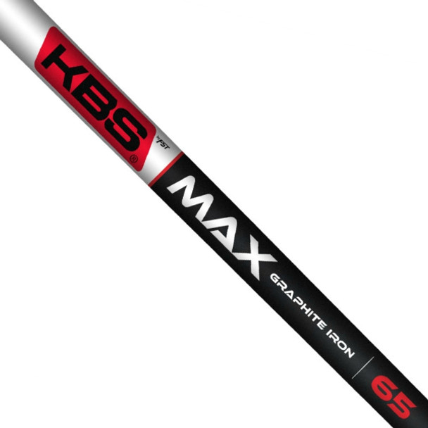 KBS MAX Graphite 370 Tip Iron Shafts