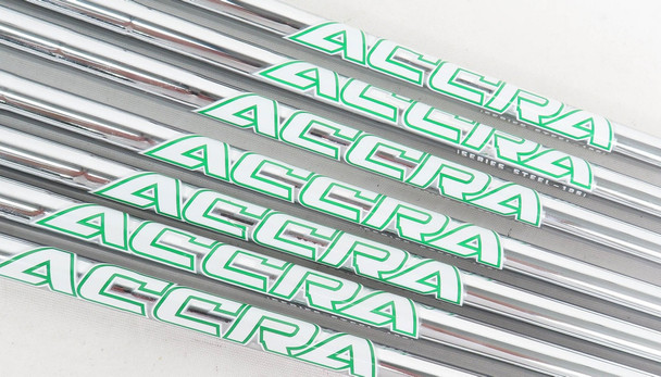 ACCRA iSERIES CHROME 125  X-Stiff Iron Shafts - .355  Taper Tip  Tour Shop Fresno