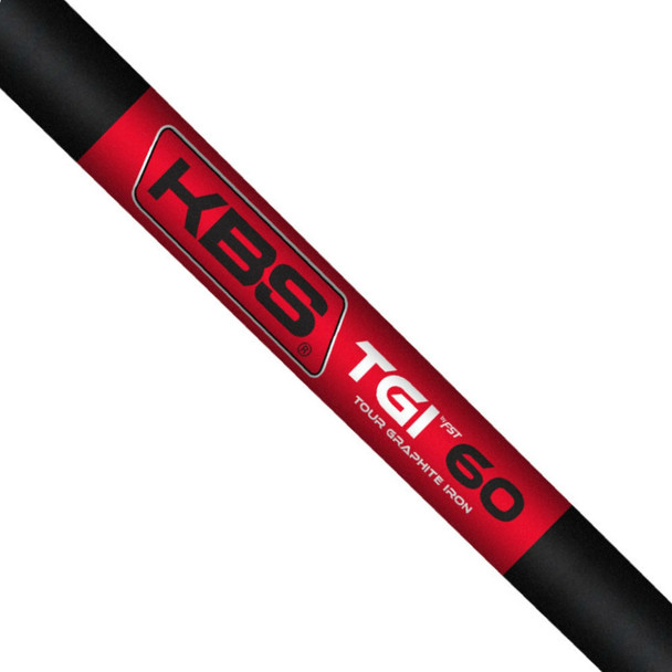 KBS TGI TOUR GRAPHITE .370 Tip Iron Shafts - Black Matte
