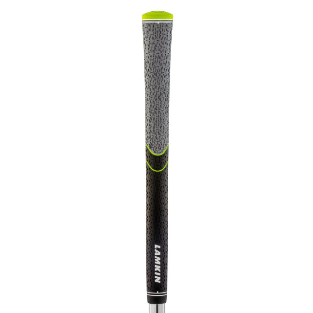 Lamkin ST+2 Hybrid 360 Golf Grip – Standard Size, Grey/Black, Cord & Rubber