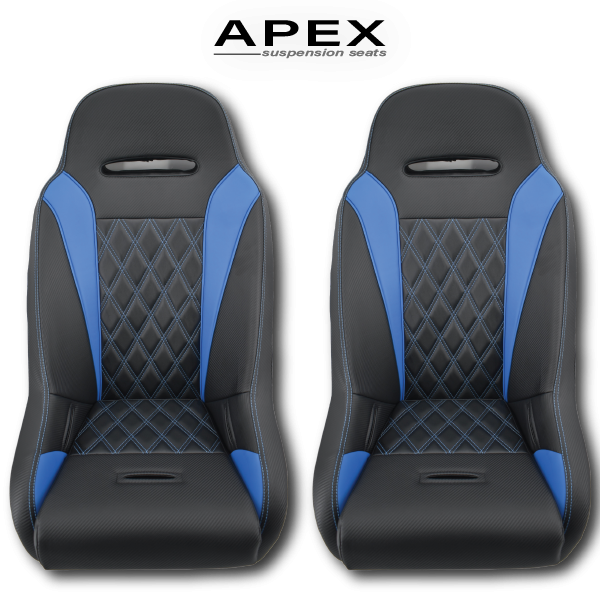 Yamaha YXZ 1000 Blue Apex Suspension Seats by Aces Racing - (BLUE