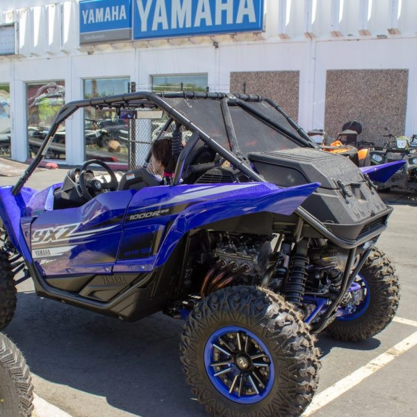 Yamaha YXZ 2019-2026+ Black Rear Window by Motoroof - MT-0068