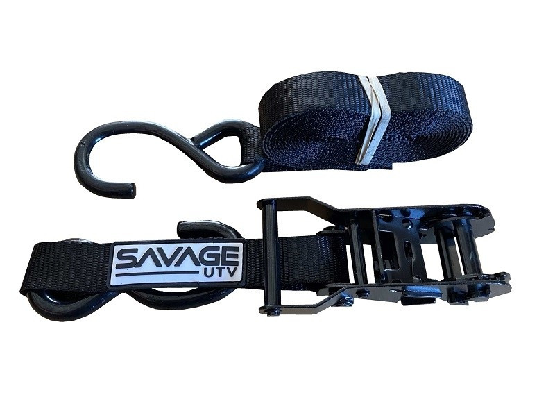 Yamaha Viking / Wolverine / YXZ Ratchet Tie Down Straps by Savage