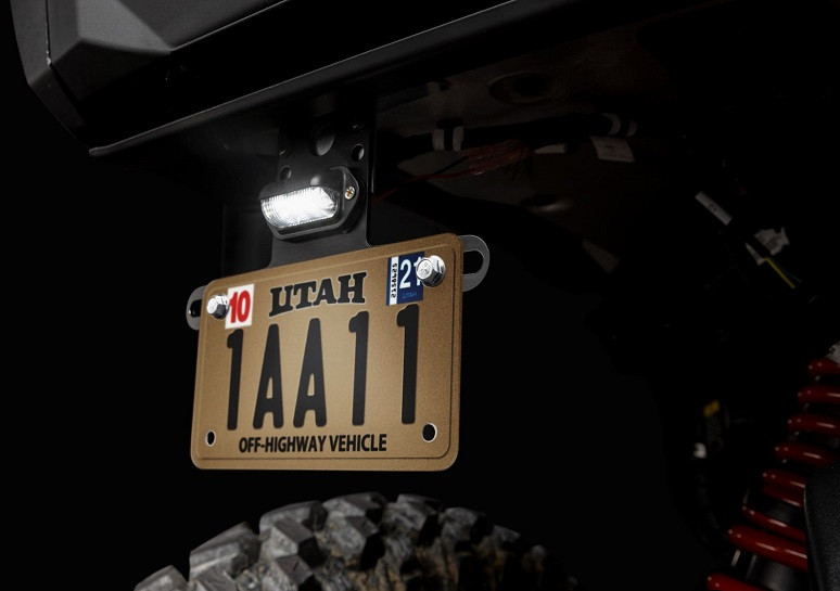 Yamaha Viking / Wolverine / YXZ Universal Lighted License Plate