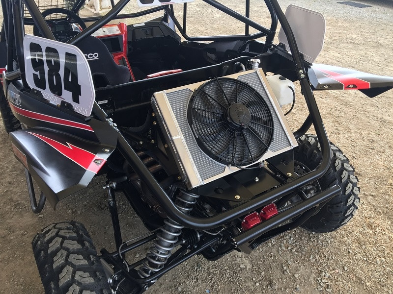 Yamaha YXZ1000R Short Course Radiator with Brackets for WR Edition