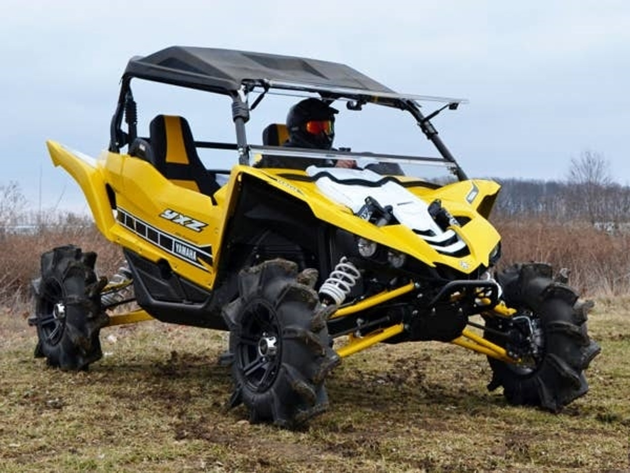 Yamaha YXZ Scratch Resistant Flip Windshield by Super ATV
