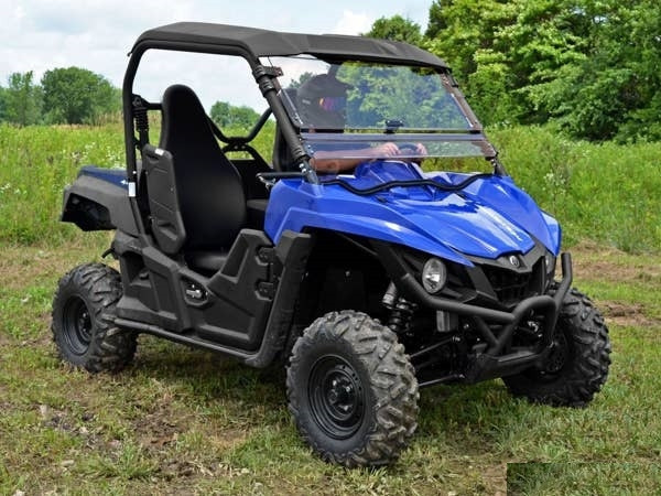 Yamaha Wolverine Scratch Resistant Flip Windshield by Super ATV