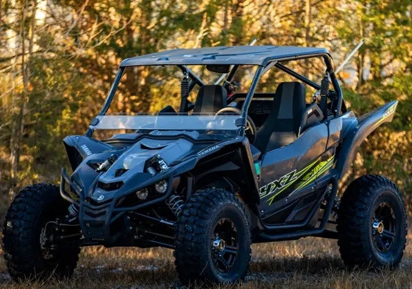 Yamaha YXZ Half Windshield by Super ATV HWS-Y-YXZ-001-75-EYO