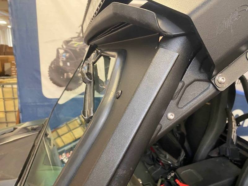 Yamaha Wolverine Glass Windshield by Extreme Metal Products - 14308