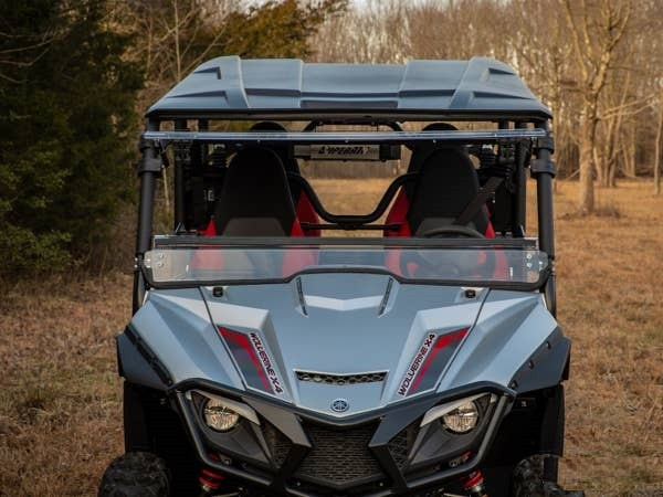 Yamaha Wolverine X4 Scratch Resistant Flip Windshield by SuperATV