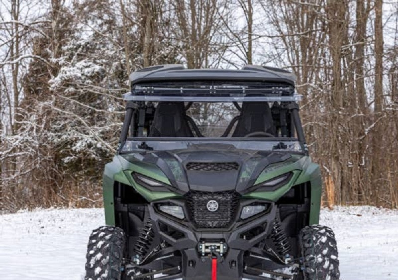 Yamaha Wolverine RMAX Sratch Resistant Flip Windshield by SuperATV