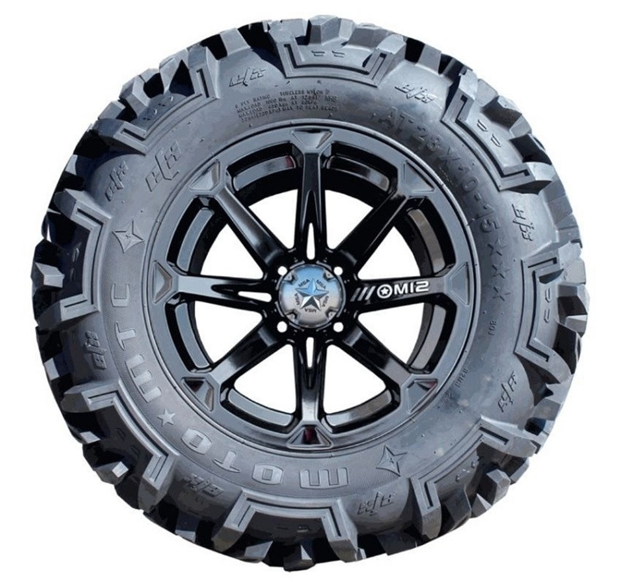 Yamaha Viking/Wolverine/YXZ MSA M12 Diesel Wheels with EFX