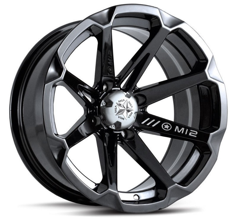 Yamaha Viking/Wolverine/YXZ MSA M12 Diesel Wheels with EFX Moto