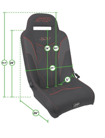 Yamaha YXZ RST Suspension Seat (Pair) by PRP Seats - A410-XX-EYO