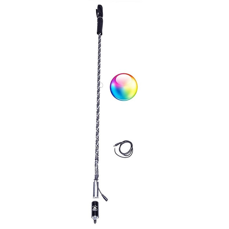 Yamaha Viking / Wolverine / YXZ LED Whip with Bluetooth by 5150
