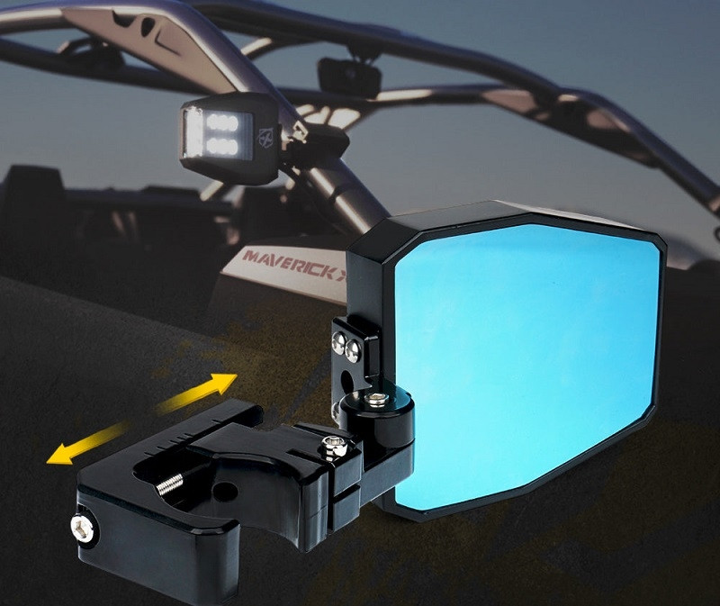xy(エックスワイ) Yamaha Viking / Wolverine / YXZ Side View Mirror with LED