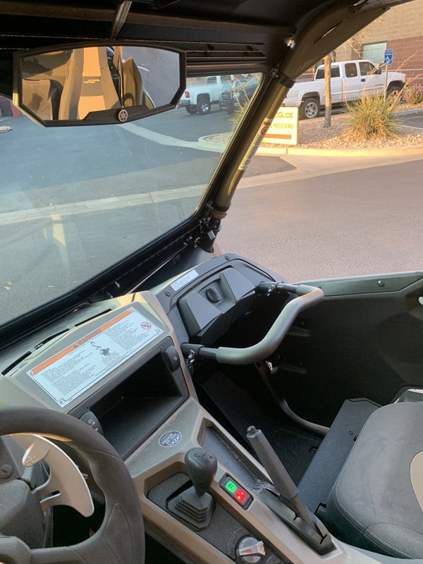 Yamaha YXZ Front Glass Windshield by Dirt Warriors Accessories