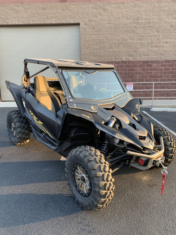 Yamaha YXZ Front Glass Windshield by Dirt Warriors Accessories
