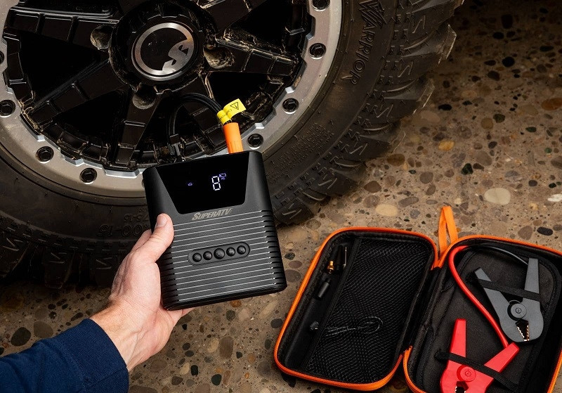 Yamaha Viking / Wolverine / YXZ Jump Starter with Air Compressor