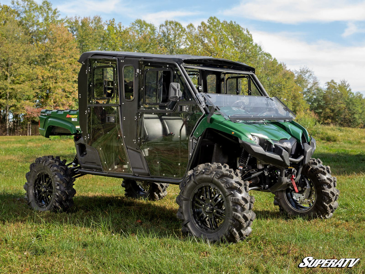 ✨未使用✨ VICHRUM 3ピース セットアップ YA6 175-92-78 Yamaha Viking 3-in-1 Windshield by SuperATV WS-Y-VIK-3N1-70