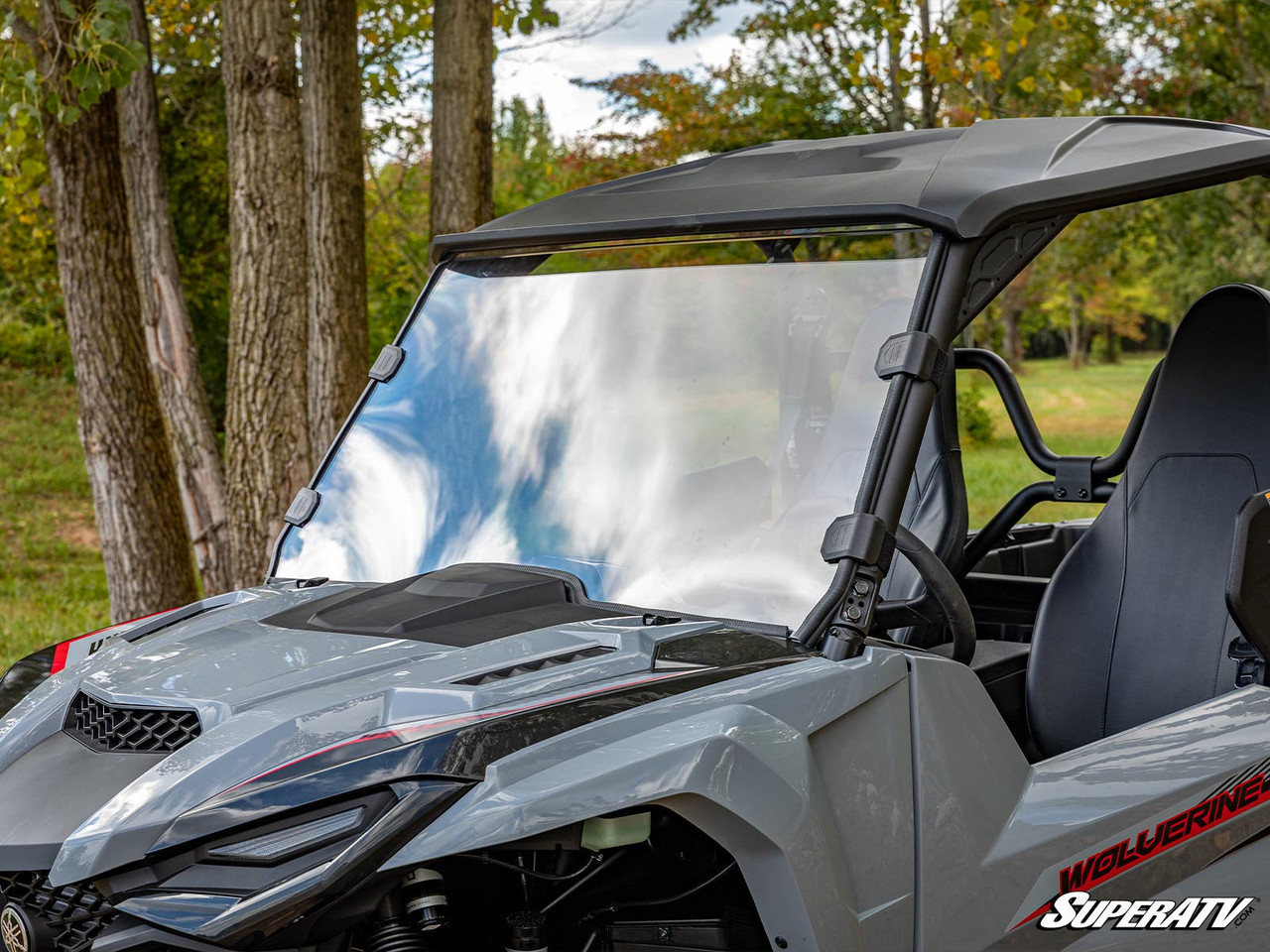 Yamaha Wolverine X2 1000 Scratch-Resistant Full Windshield by