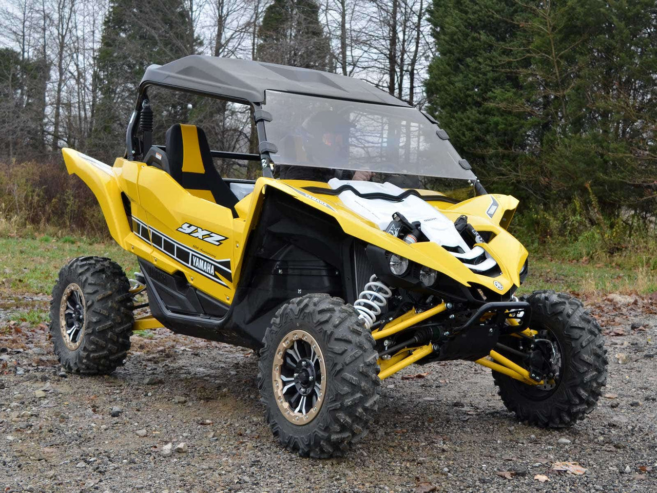 Yamaha YXZ Scratch-Resistant Full Windshield by SuperATV WS-Y-YXZ-CONF