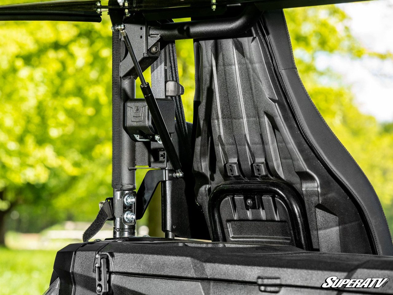 Yamaha Wolverine RMAX4 Scratch-Resistant Rear Flip Windshield by