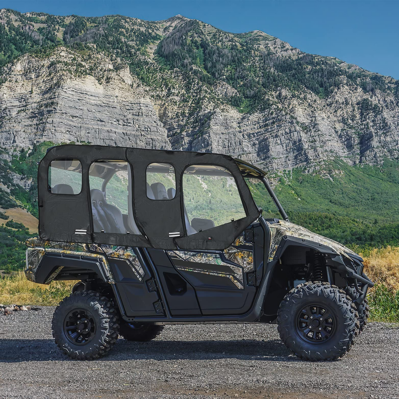 Yamaha Wolverine X4 Soft Cab Enclosure Upper Doors by Kemimoto