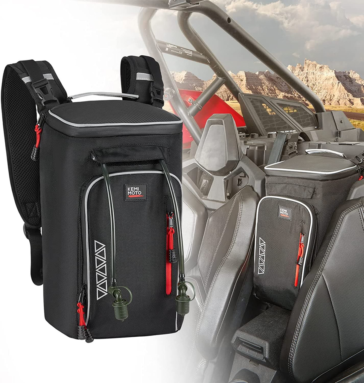 Yamaha RMAX2 Center Shoulder Console Bag by Kemimoto B0113-10501BK