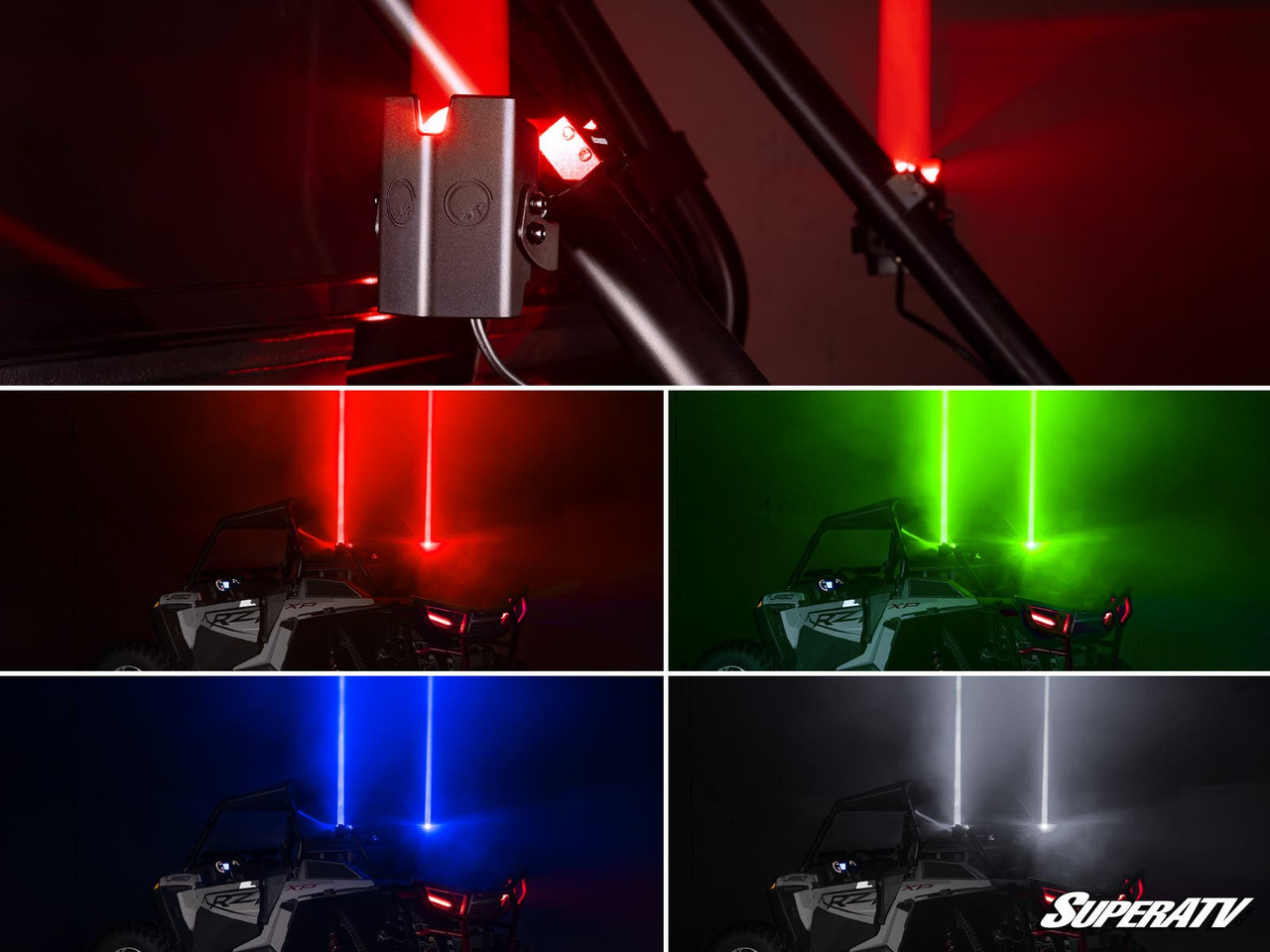 Yamaha Viking / Wolverine / YXZ LED Laser Whip Lights by SuperATV