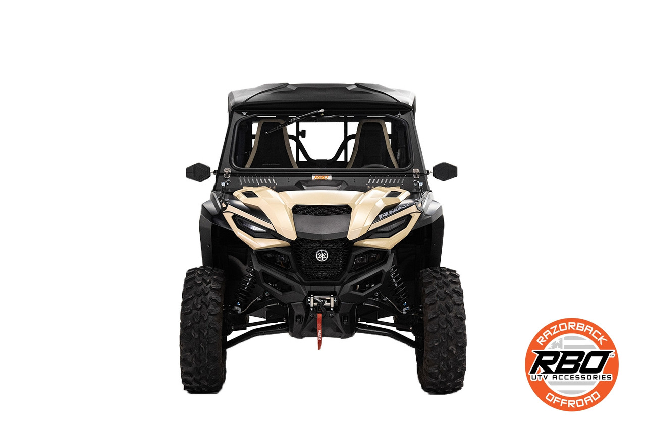 Yamaha Wolverine RMAX DOT Folding Glass Front Windshield by