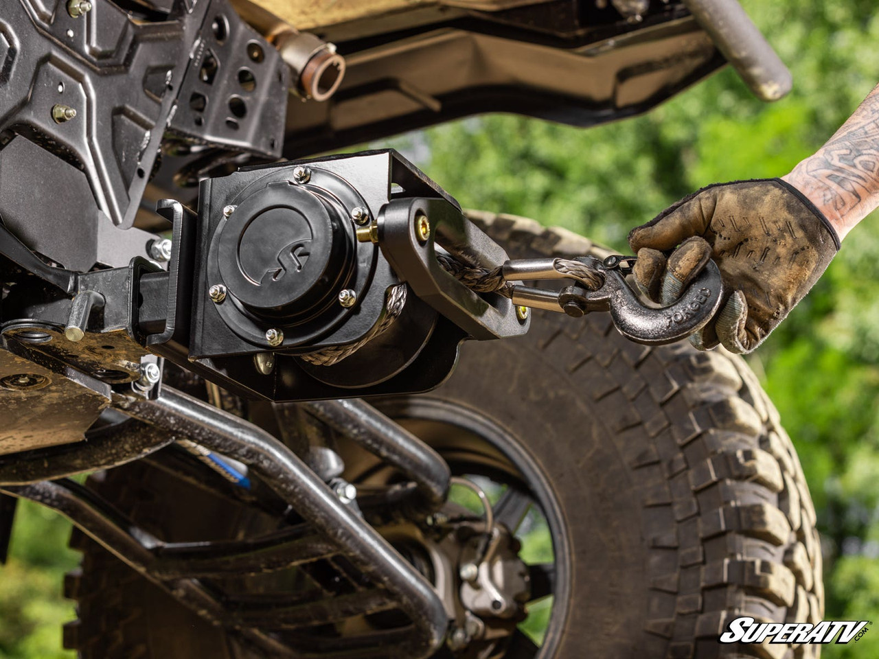 Yamaha Wolverine/Viking/YXZ Ready Rope Retractable Tow Rope by