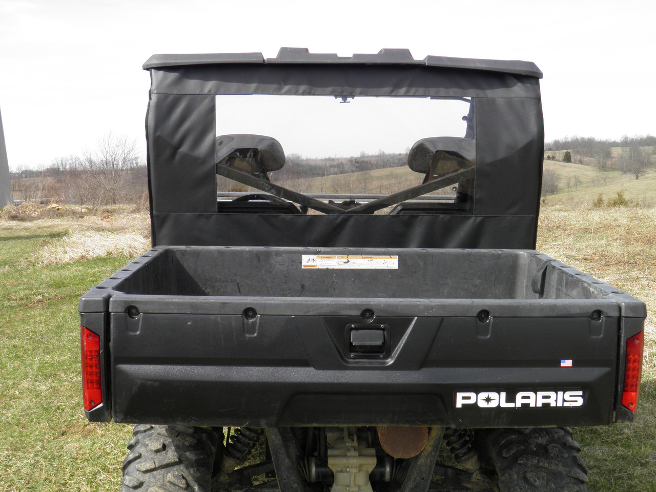 Yamaha Viking Soft Rear Windshield by 3 Star Industries - YAMVIK
