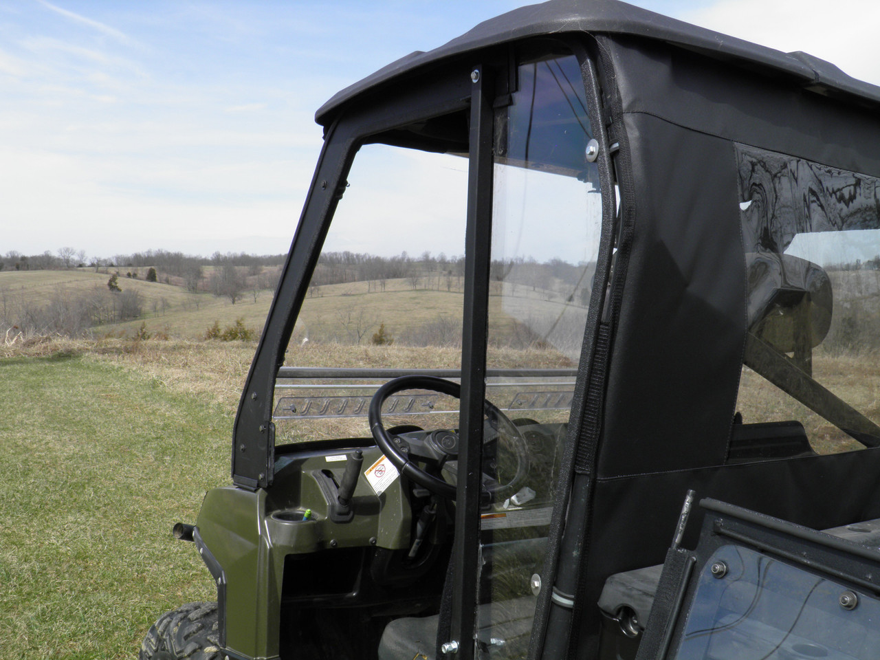 Yamaha Viking Soft Rear Windshield by 3 Star Industries - YAMVIK